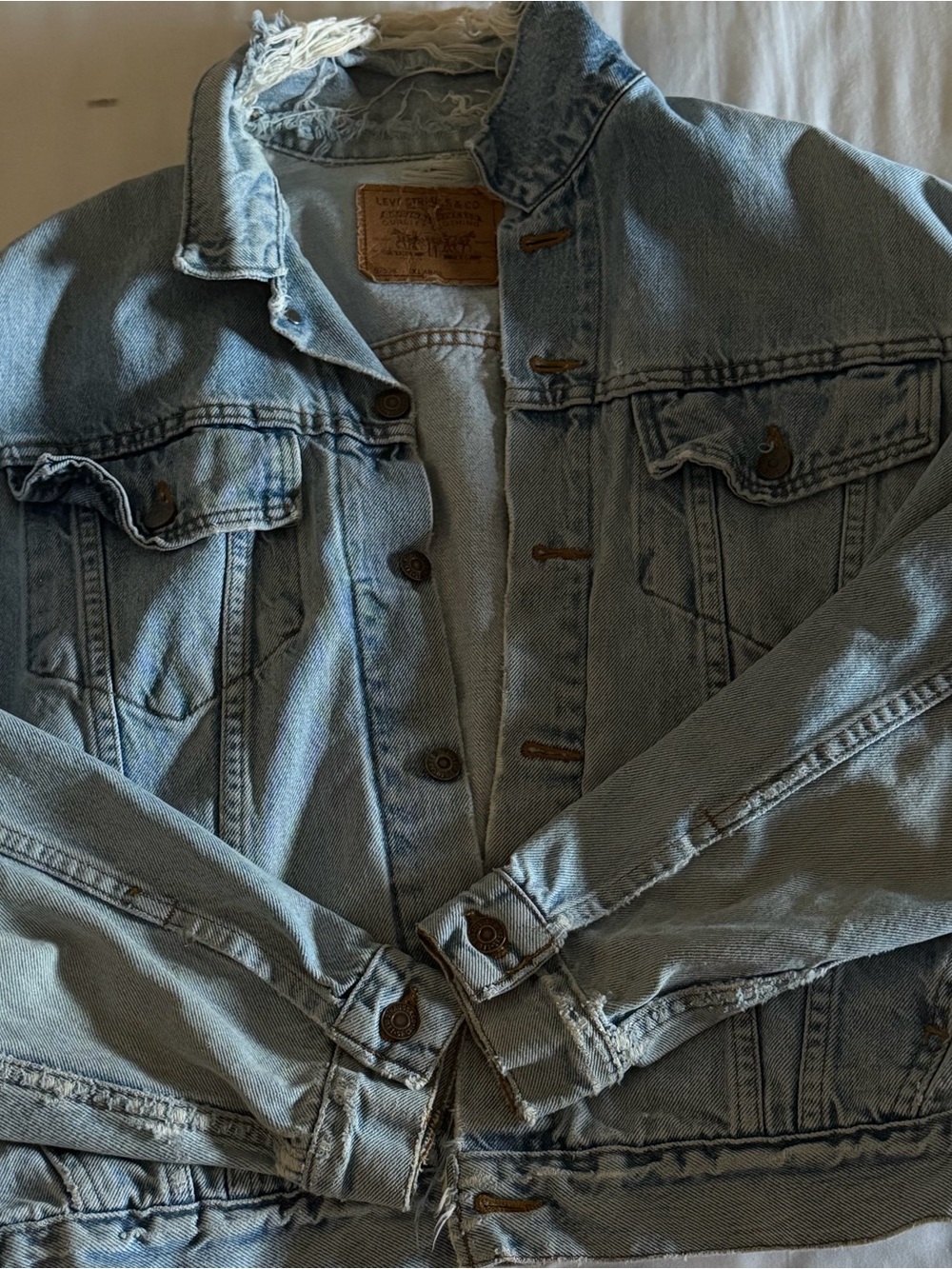 Vintage Levi’s Light Wash Denim Jacket